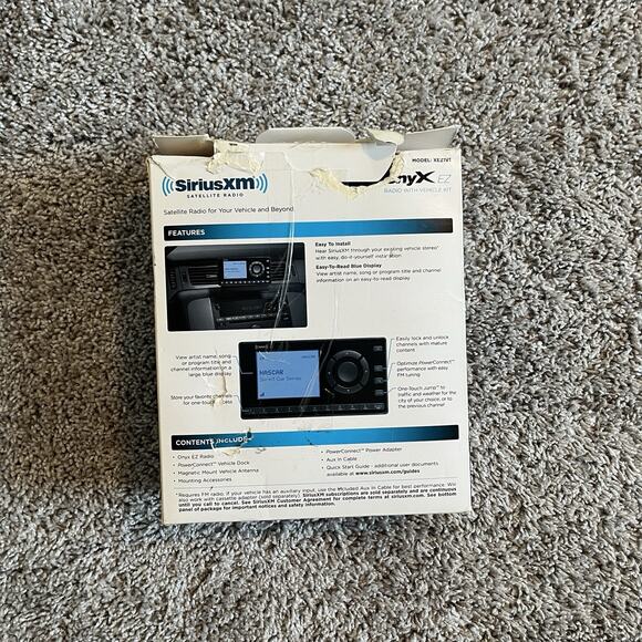 Sirius XM Onyx EZ Radio Vehicle Kit New Open Box - Picture 2 of 16